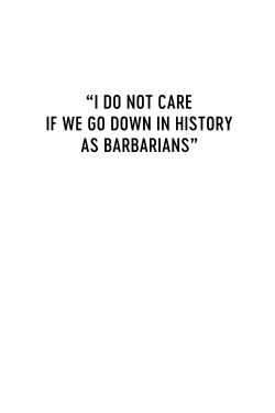 Watch I Do Not Care If We Go Down in History as Barbarians movies free hd online